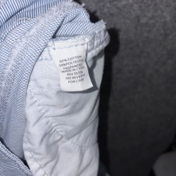 Artisan NY Pants Womens Size 12 Blue Striped Capri Stretch Beach Coastal Preppy - Picture 10 of 11